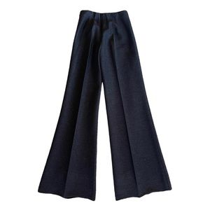 Alaia black woven trousers IT 36